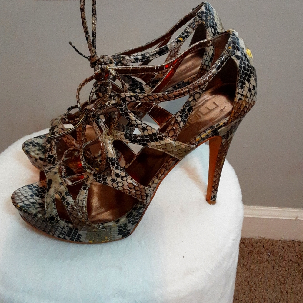 Snakeskin Heels